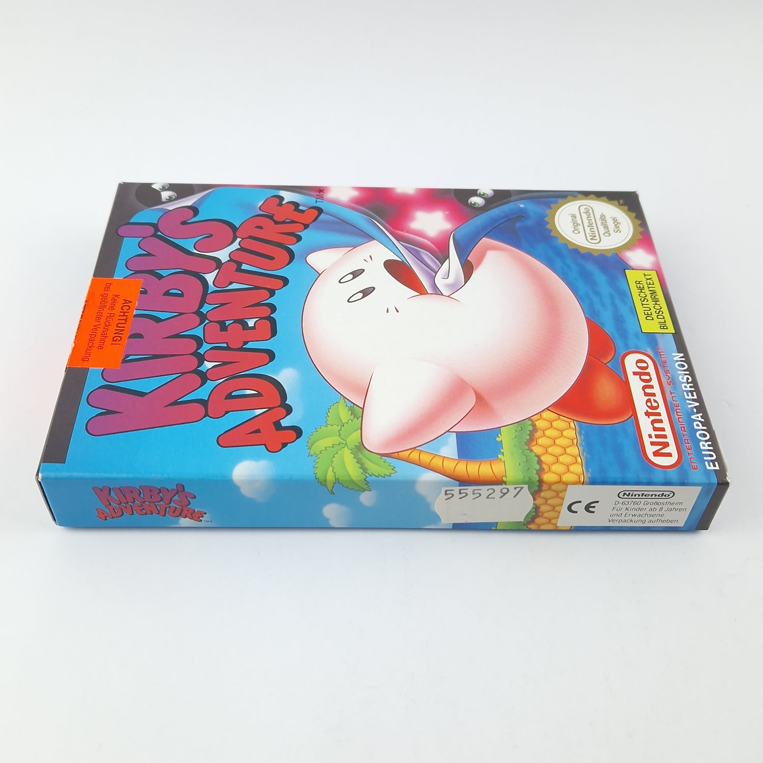 Nintendo NES Game: Kirby's Adventure - Module Cartridge Instructions OVP cib PAL