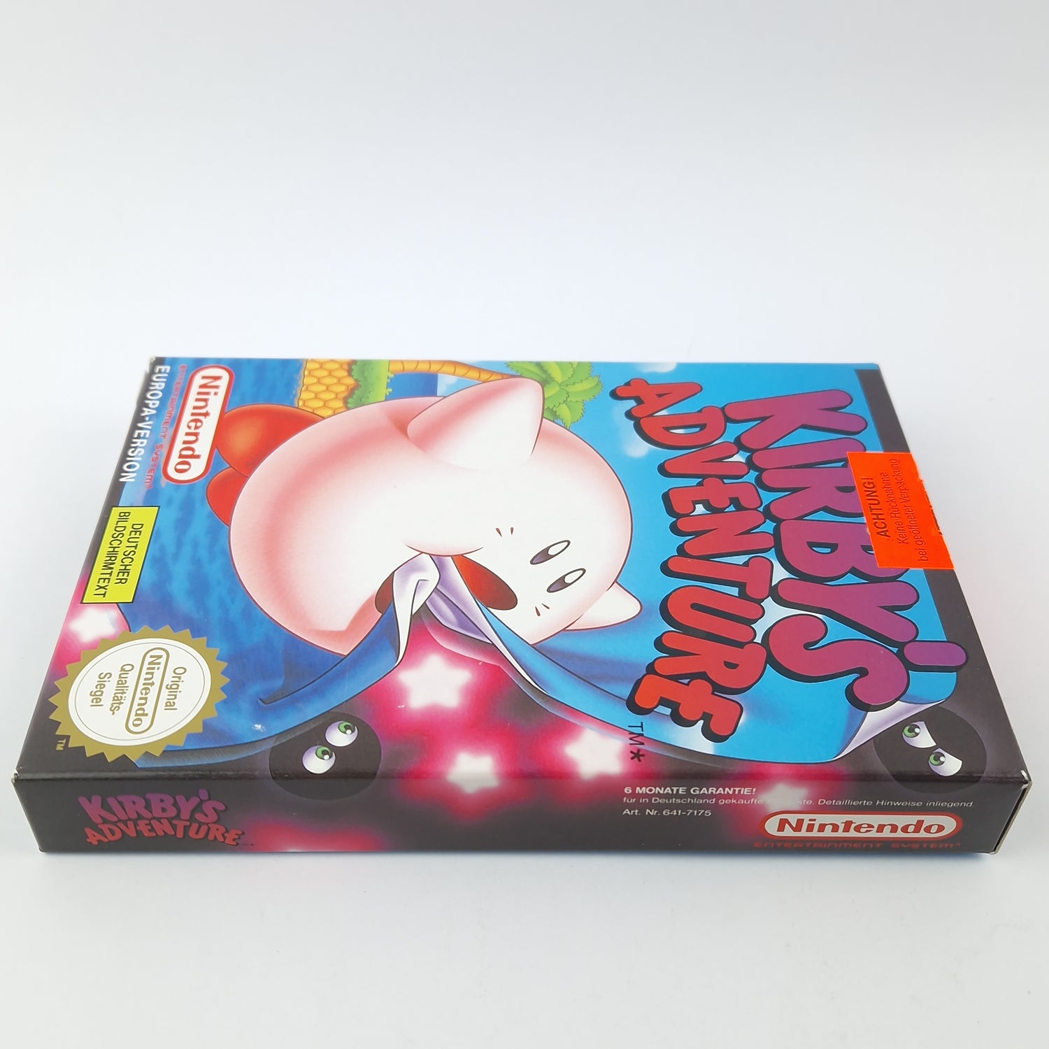 Nintendo NES Game: Kirby's Adventure - Module Cartridge Instructions OVP cib PAL