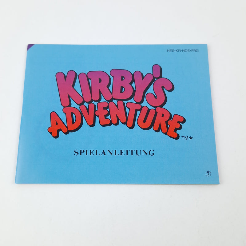 Nintendo NES Spiel : Kirbys Adventure - Modul Cartridge Anleitung OVP cib PAL