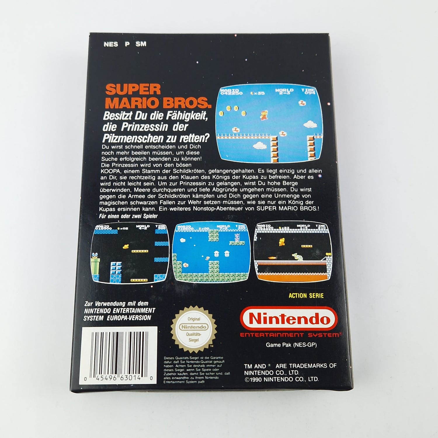 Nintendo NES Spiel : Super Mario Bros. - Modul Cartridge Anleitung OVP cib PAL