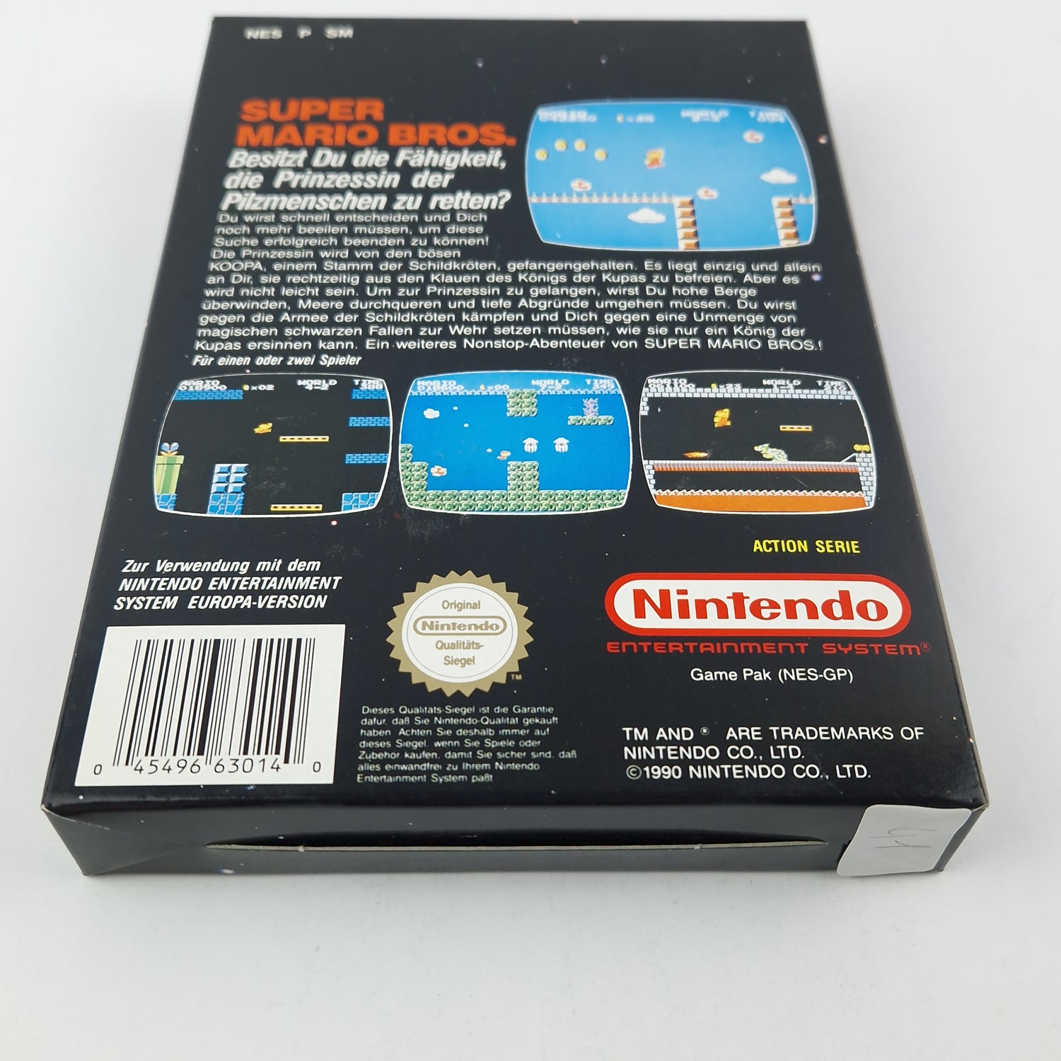 Nintendo NES Game: Super Mario Bros. - Module Cartridge Instructions OVP cib PAL