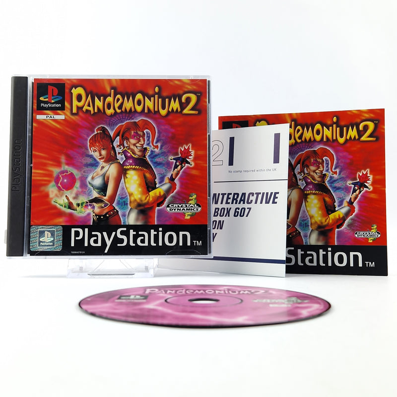 Playstation 1 Spiel : Pandemonium 2 - CD Anleitung OVP SONY PS1 PSX PAL Konami