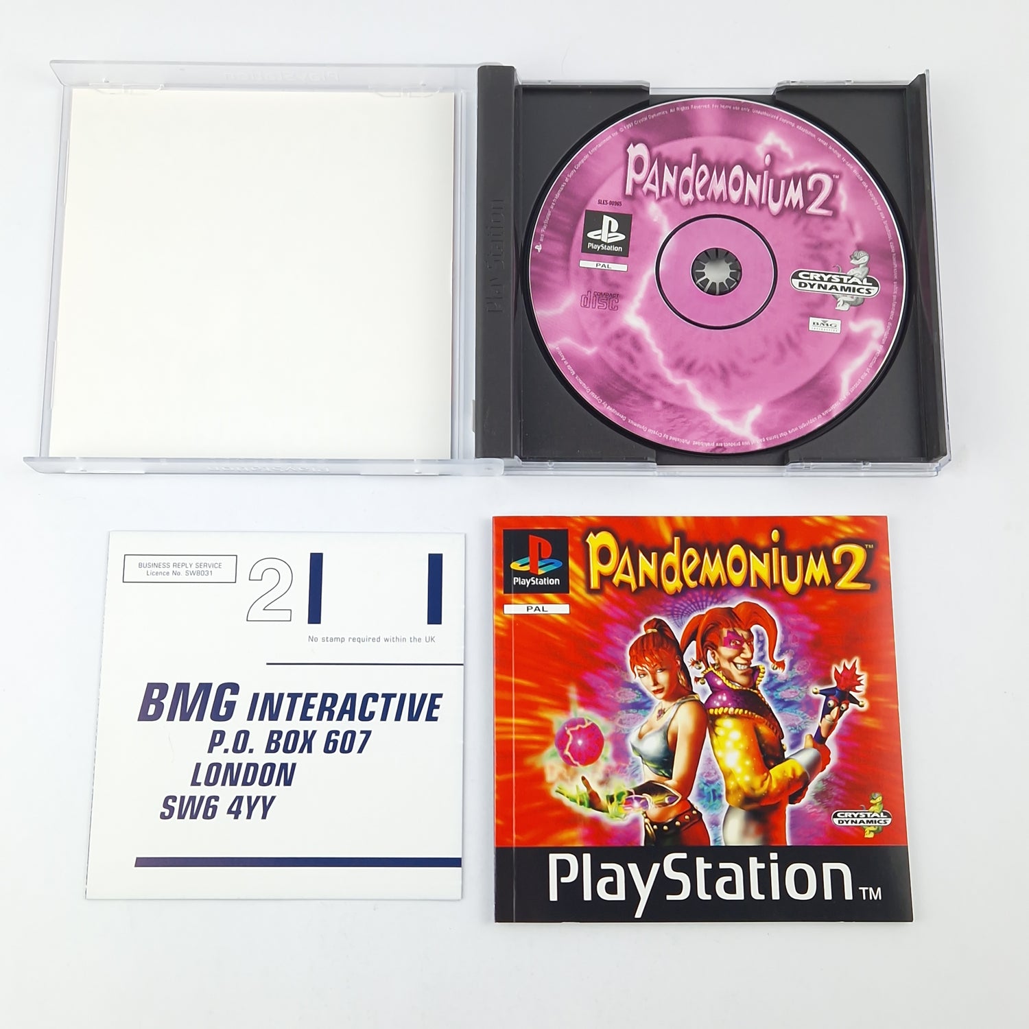 Playstation 1 Spiel : Pandemonium 2 - CD Anleitung OVP SONY PS1 PSX PAL Konami