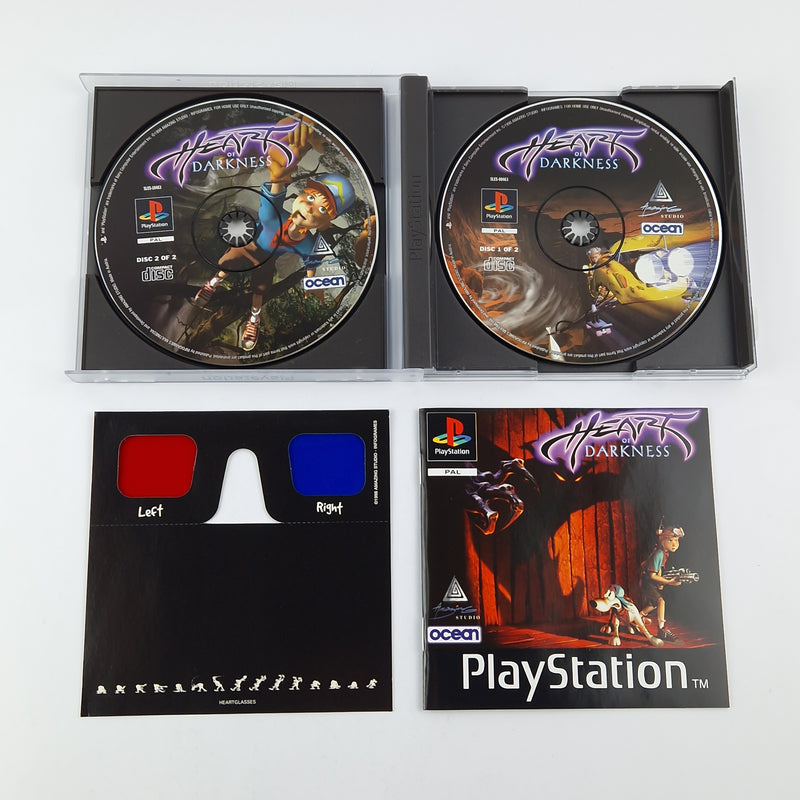 Playstation 1 game: Heart of Darkness - CD instructions OVP | SONY PS1 PSX PAL