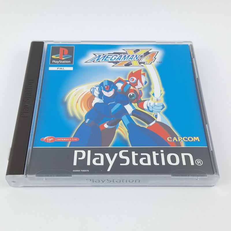 Playstation 1 game: Mega Man X4 - CD instructions OVP | SONY PS1 PSX PAL Megaman