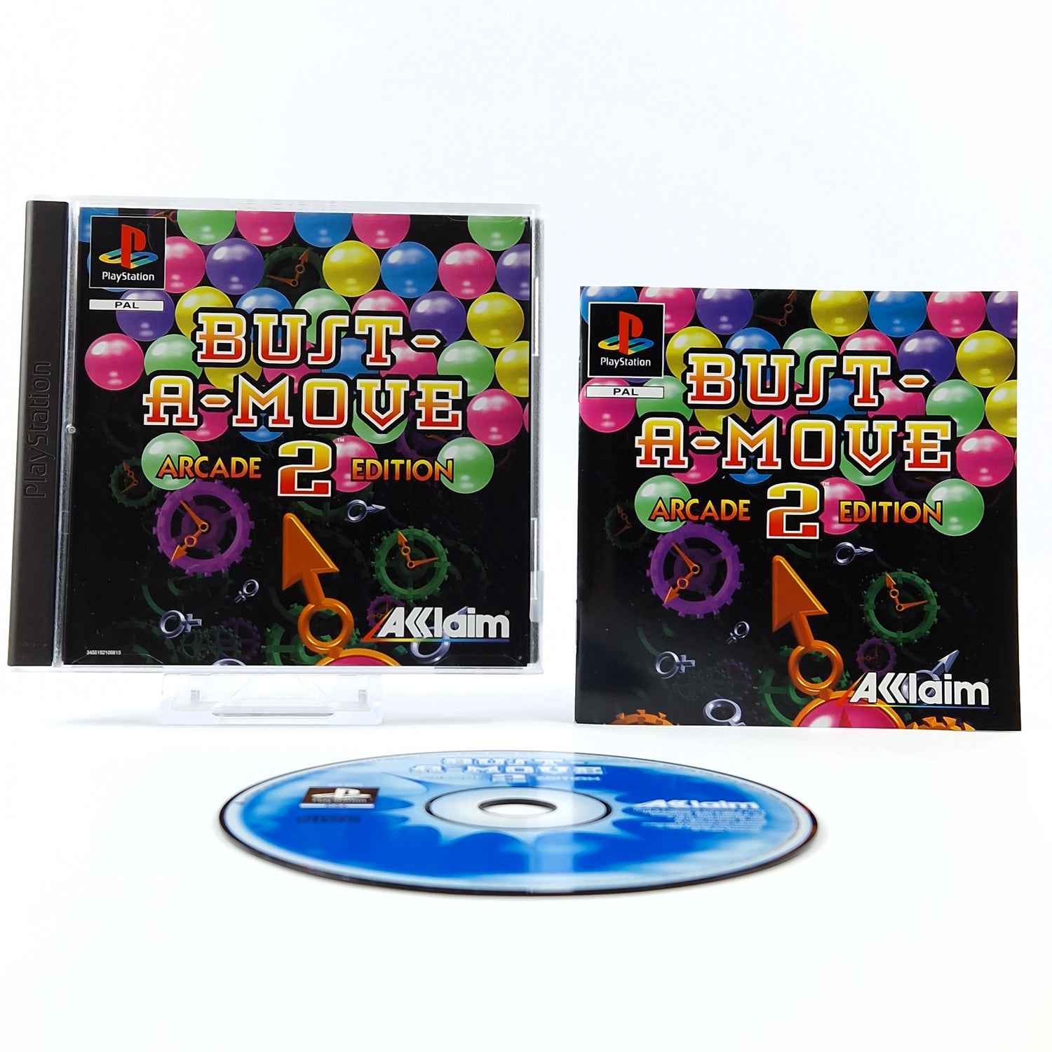 Playstation 1 game: Bust-A-Move 2 Arcade Edition CD instructions OVP SONY PS1 PSX