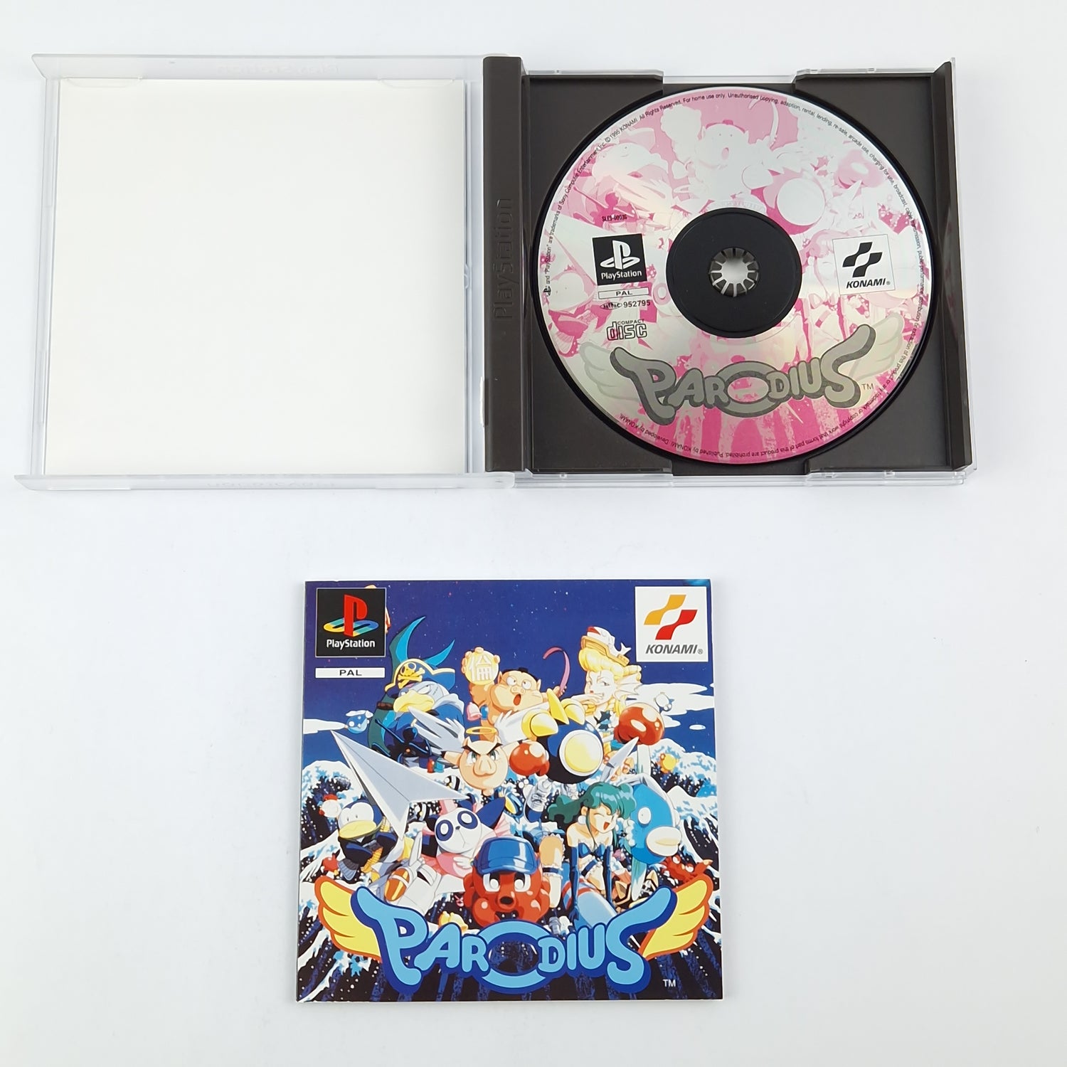 Playstation 1 game: Parodius - CD instructions OVP | SONY PS1 PSX PAL