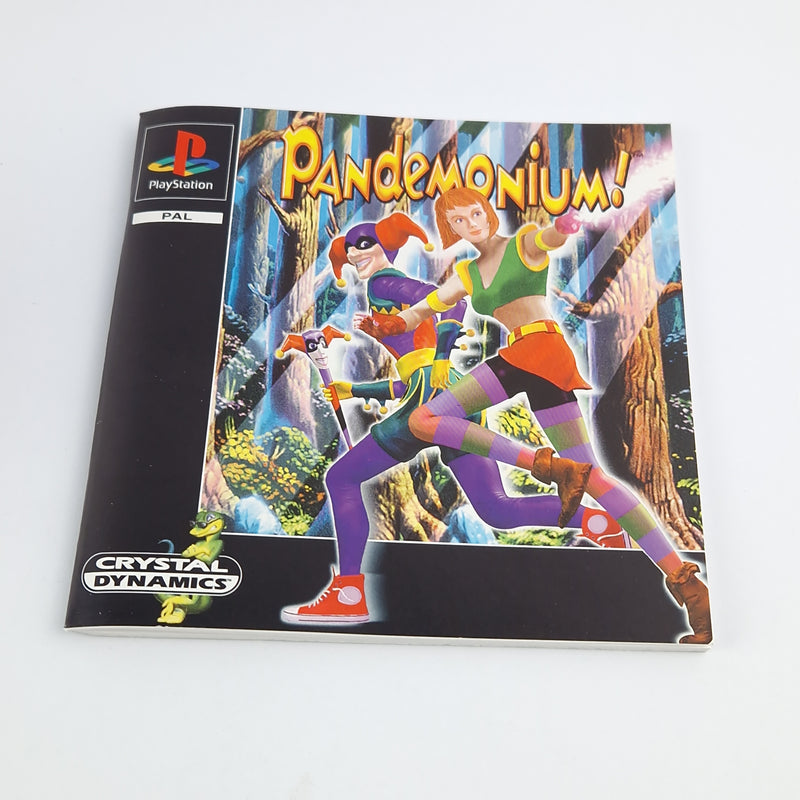 Playstation 1 game: Pandemonium! - CD instructions OVP | SONY PS1 PSX PAL