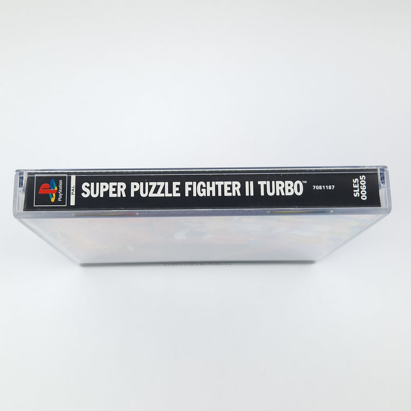 Playstation 1 game: Super Puzzle Fighter II Turbo - CD instructions OVP | PS1 PSX