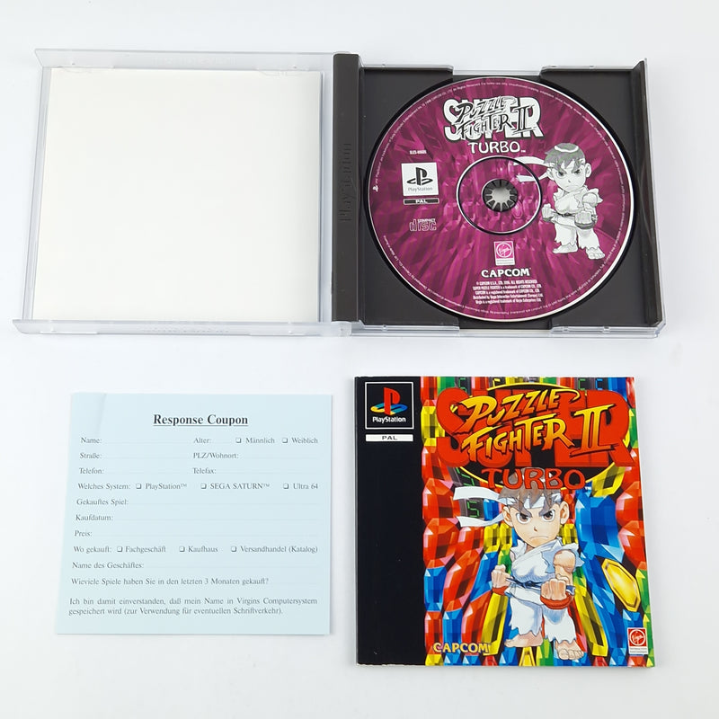 Playstation 1 game: Super Puzzle Fighter II Turbo - CD instructions OVP | PS1 PSX