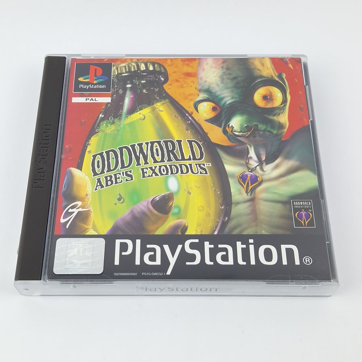 Playstation 1 Spiel : Oddworld Abe´s Exodus - CDs Anleitung OVP | PS1 PSX