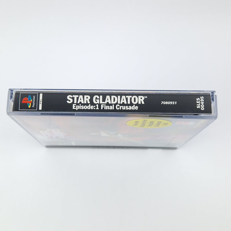 Playstation 1 game: Star Gladiator Episode I Final Crusade - CD instructions in original packaging