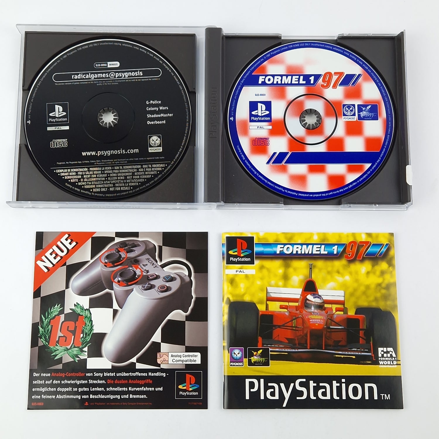 Playstation 1 game: Forme 1 97 + DEMO - CD instructions OVP | SONY PS1 PSX