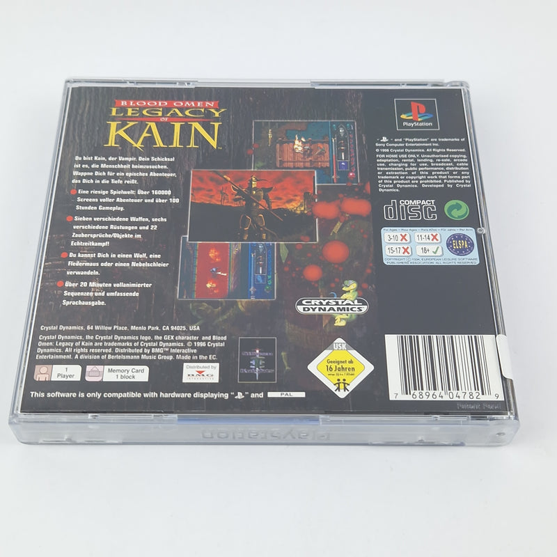Playstation 1 Spiel : Blood Omen Legacy of Kain - CD Anleitung OVP | SONY PS1