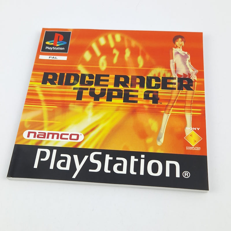 Playstation 1 game: Ridge Racer Type 4 + DEMO - CD instructions OVP | SONY PS1