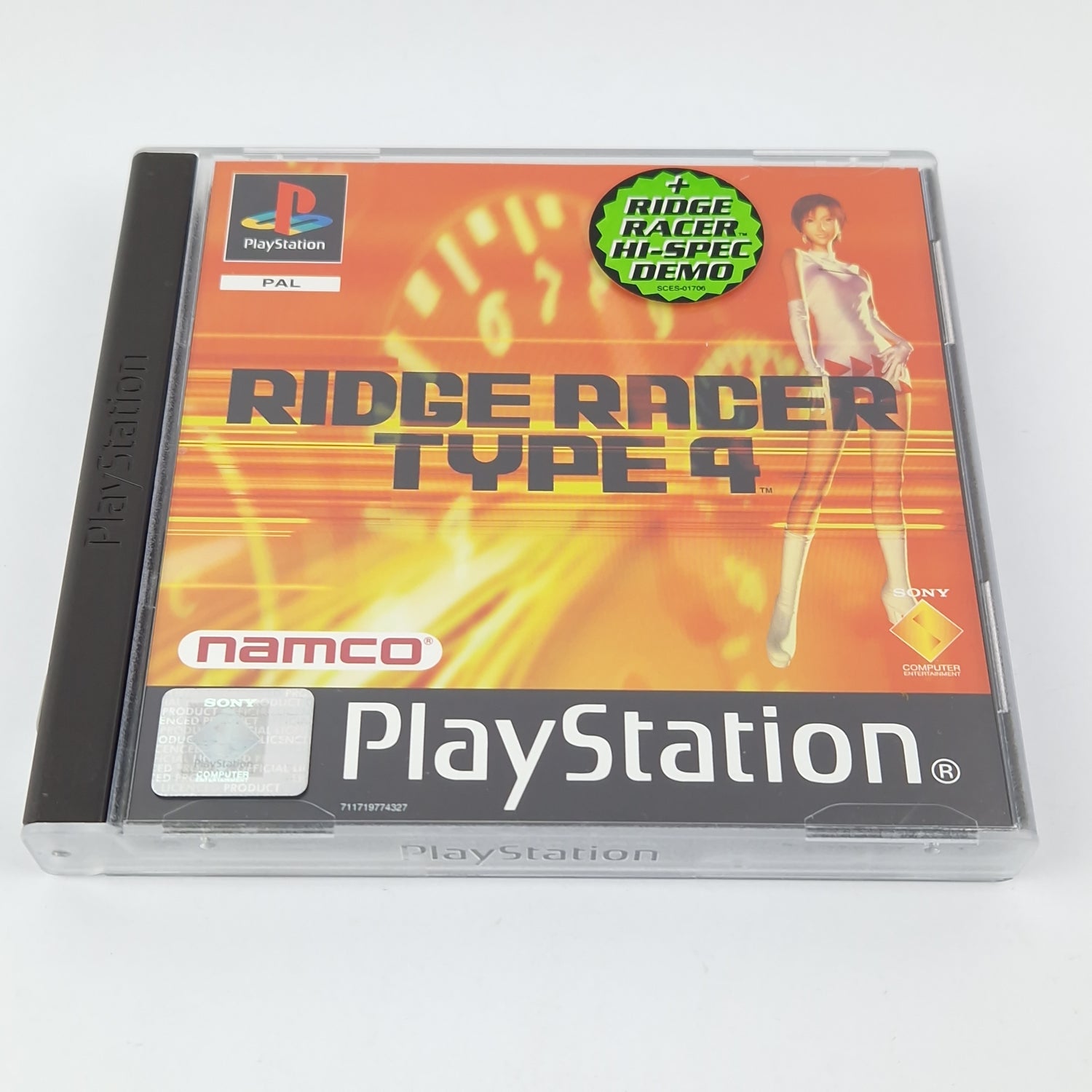 Playstation 1 game: Ridge Racer Type 4 + DEMO - CD instructions OVP | SONY PS1