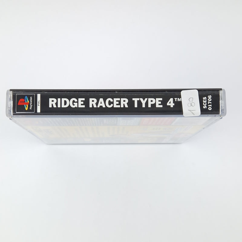 Playstation 1 Spiel : Ridge Racer Type 4 + DEMO - CD Anleitung OVP | SONY PS1