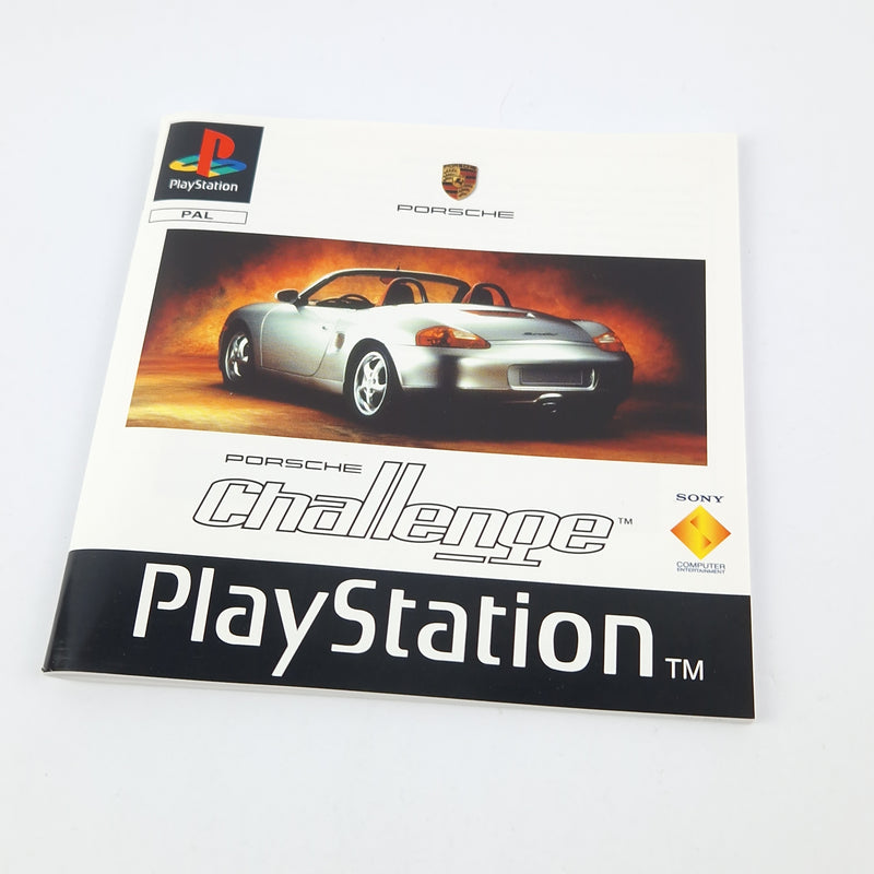 Playstation 1 game: Porsche Challenge - CD instructions in original packaging | SONY PS1 PSX PAL