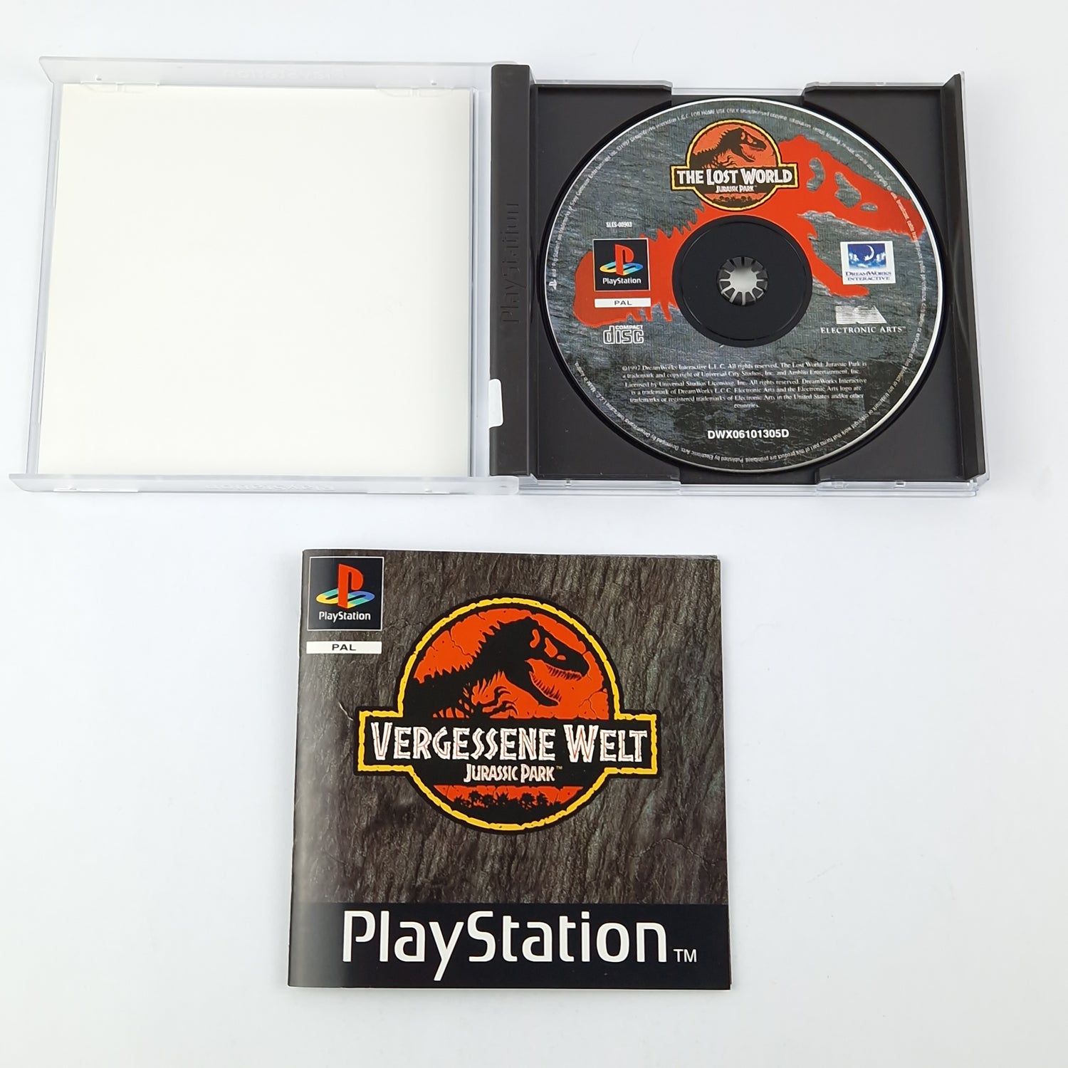 Playstation 1 Spiel : Vergessene Welt Jurassic Park - CD Anleitung OVP PS1 PSX