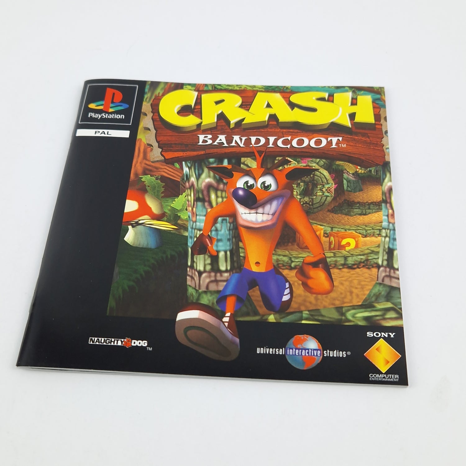 Playstation 1 game: Crash Bandicoot 1 + DEMO - CD instructions OVP | PS1 PSX PAL