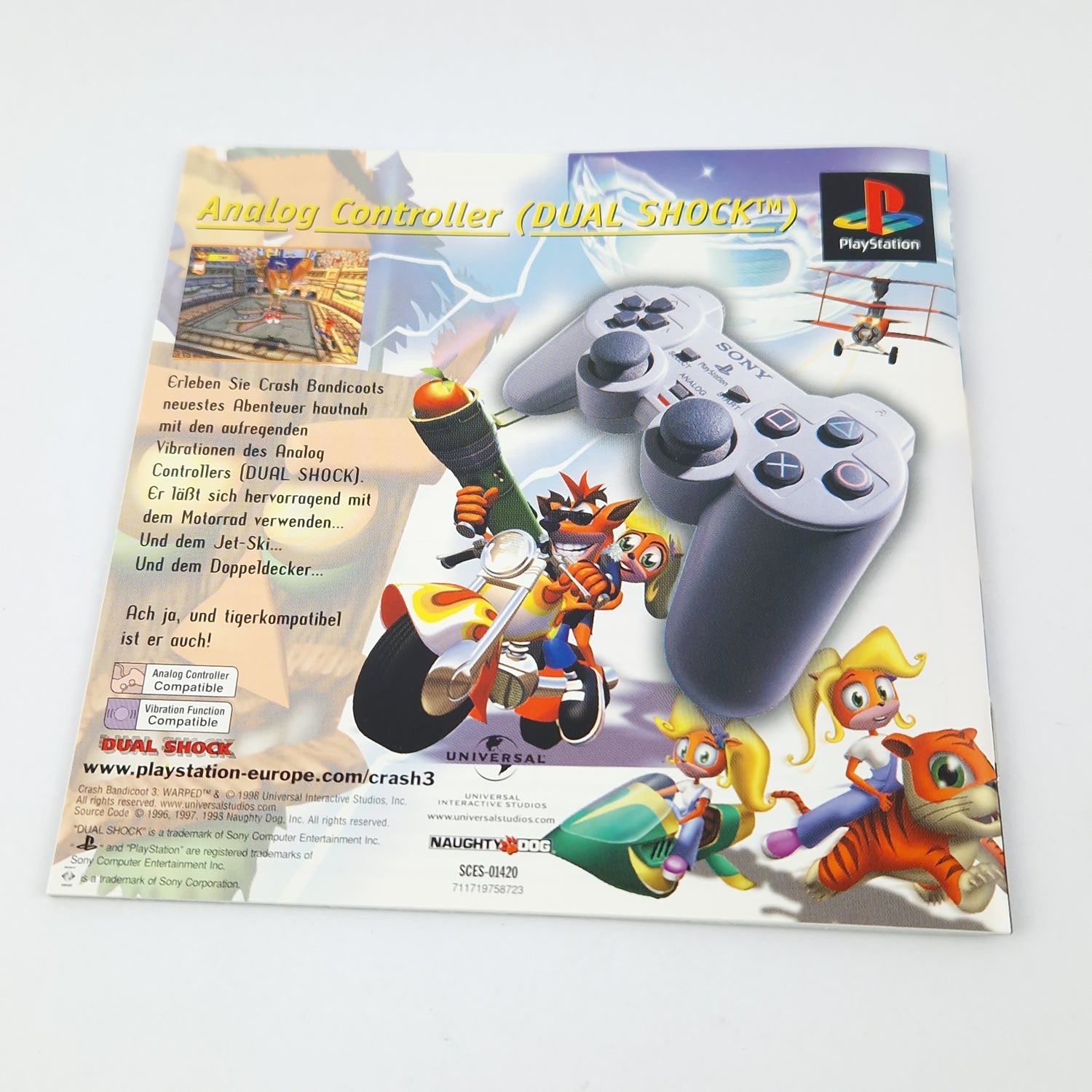 Playstation 1 Spiel : Crash Bandicoot 3 + DEMO - CD Anleitung OVP | PS1 PSX PAL