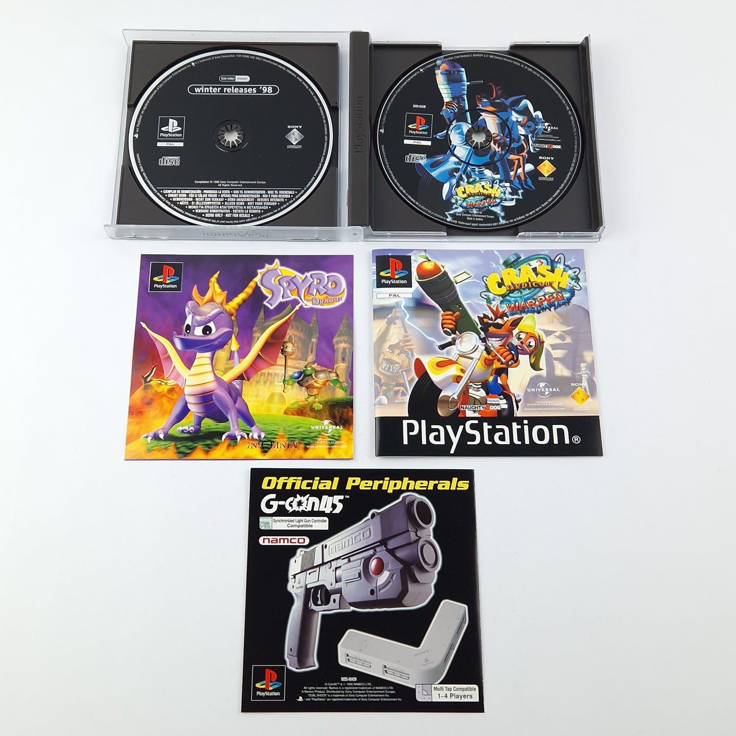 Playstation 1 game: Crash Bandicoot 3 + DEMO - CD instructions OVP | PS1 PSX PAL