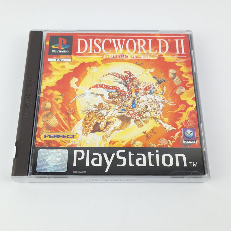 Playstation 1 game: Discworld II - CD instructions OVP | PS1 PSX PSone PAL