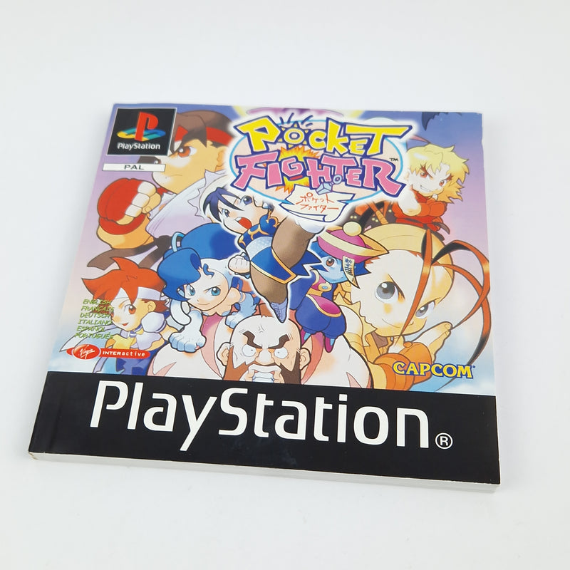 Playstation 1 Spiel : Pocket Fighter - CD Anleitung OVP | PS1 PSX PSone PAL