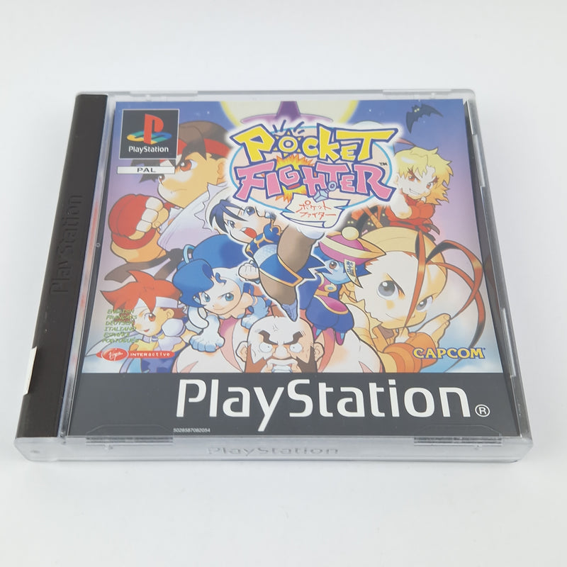 Playstation 1 game: Pocket Fighter - CD instructions OVP | PS1 PSX PSone PAL