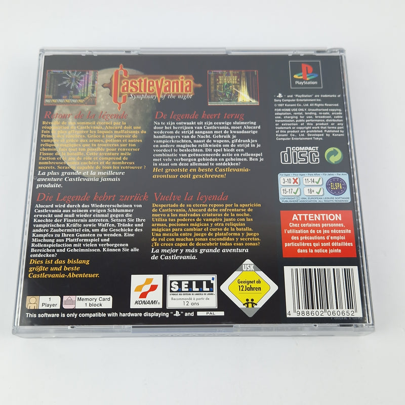 Playstation 1 Spiel : Castlevania Symphony of the Night - PS1 PSX PSone Game OVP