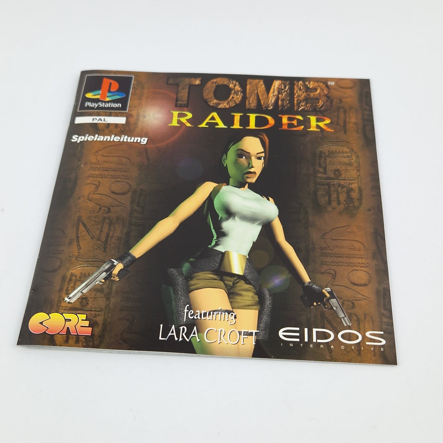 Playstation 1 game: Tomb Raider featuring Lara Croft - OVP Double Case PS1 PSX