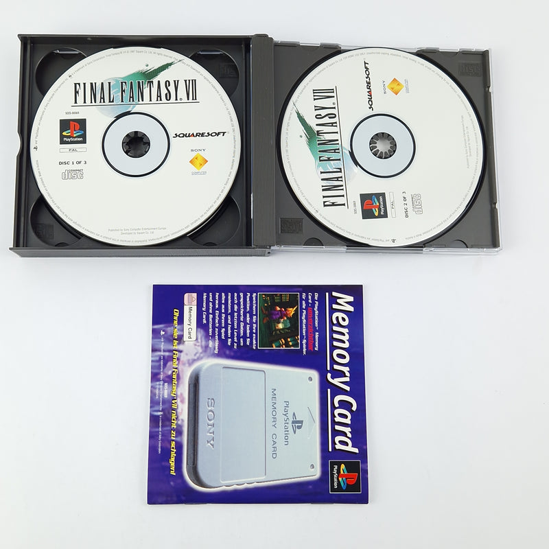 Playstation 1 Spiel : Final Fantasy VII - OVP Double Case PS1 PSX Psone PAL FF7