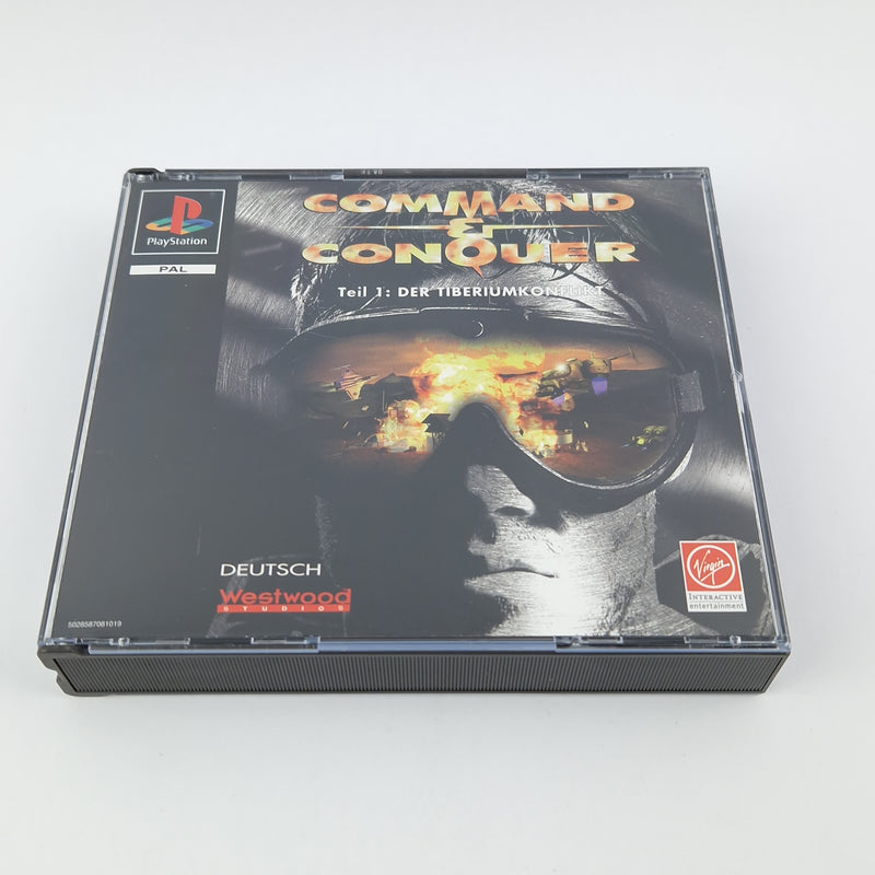 Playstation 1 Game: Command &amp; Conquer Part 1 - OVP Double Case PS1 PSX Psone