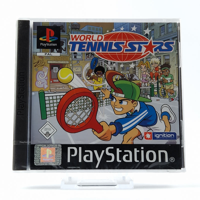 Playstation 1 game: World Tennis Stars - OVP NEW NEW SEALED | SONY PS1 PAL