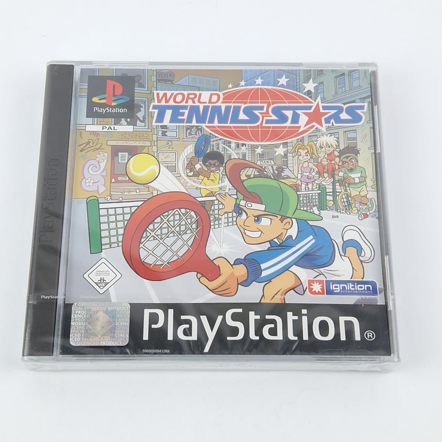 Playstation 1 game: World Tennis Stars - OVP NEW NEW SEALED | SONY PS1 PAL