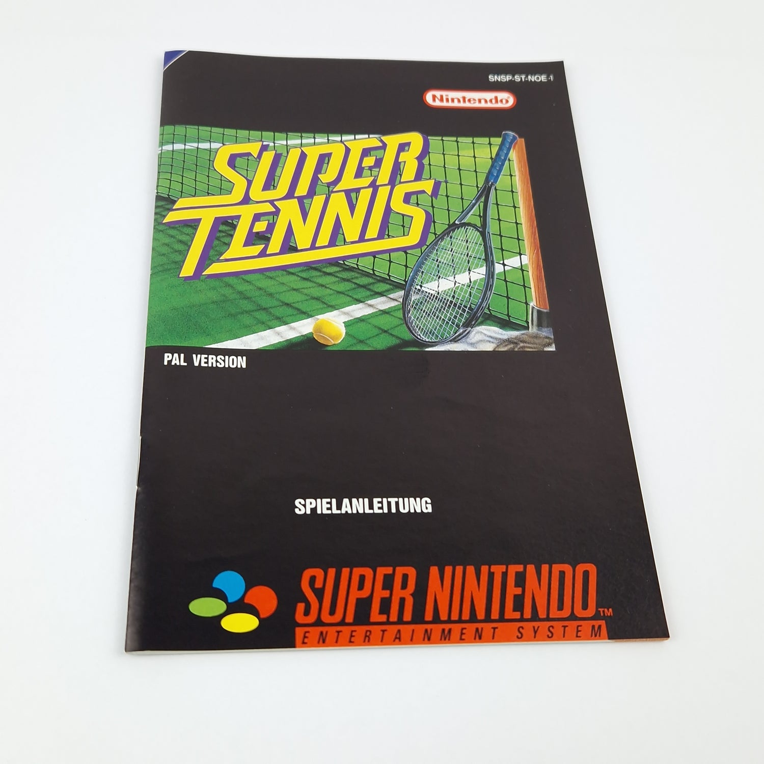 Super Nintendo Game: Super Tennis - SNES Module Instructions OVP cib / PAL Sport