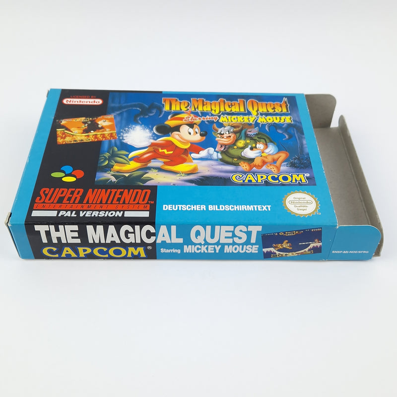 Super Nintendo Game: The Magical Quest Mickey M - SNES Module Instructions OVP cib