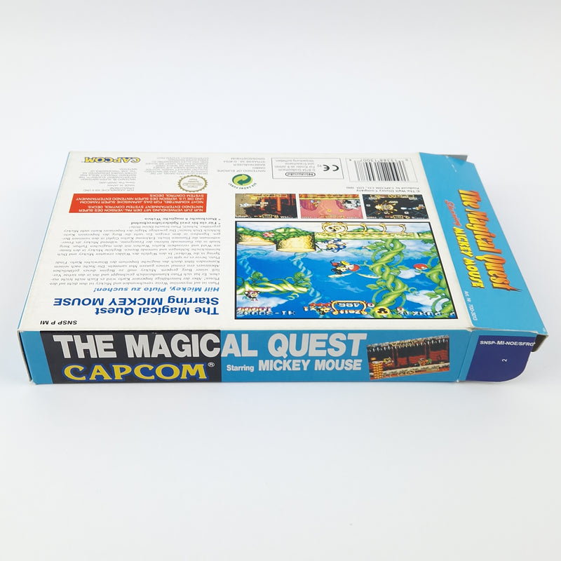 Super Nintendo Spiel : The Magical Quest Mickey M - SNES Modul Anleitung OVP cib