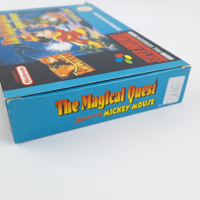 Super Nintendo Spiel : The Magical Quest Mickey M - SNES Modul Anleitung OVP cib