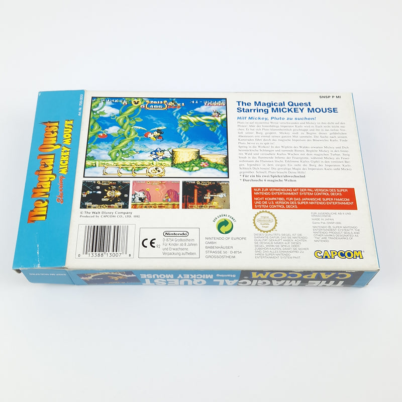 Super Nintendo Spiel : The Magical Quest Mickey M - SNES Modul Anleitung OVP cib