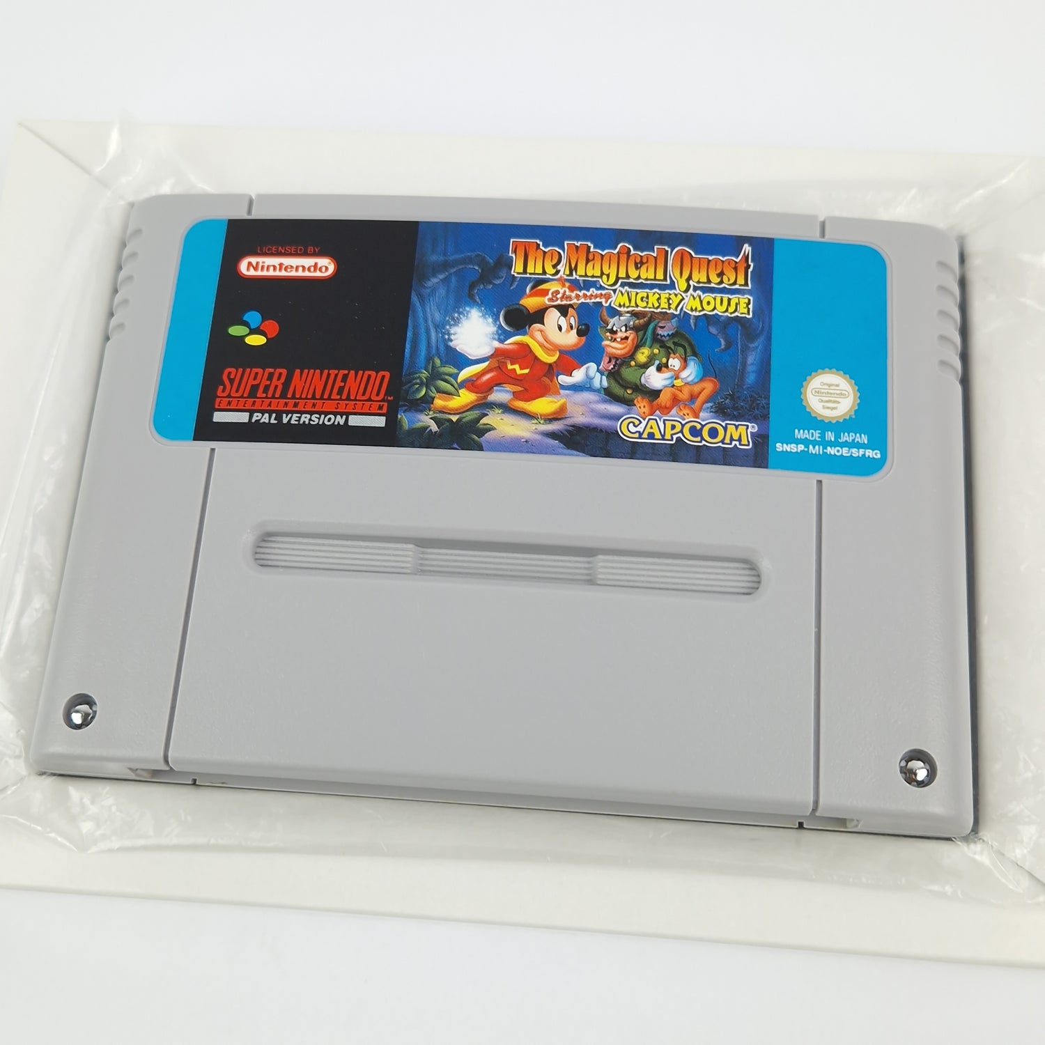 Super Nintendo Spiel : The Magical Quest Mickey M - SNES Modul Anleitung OVP cib