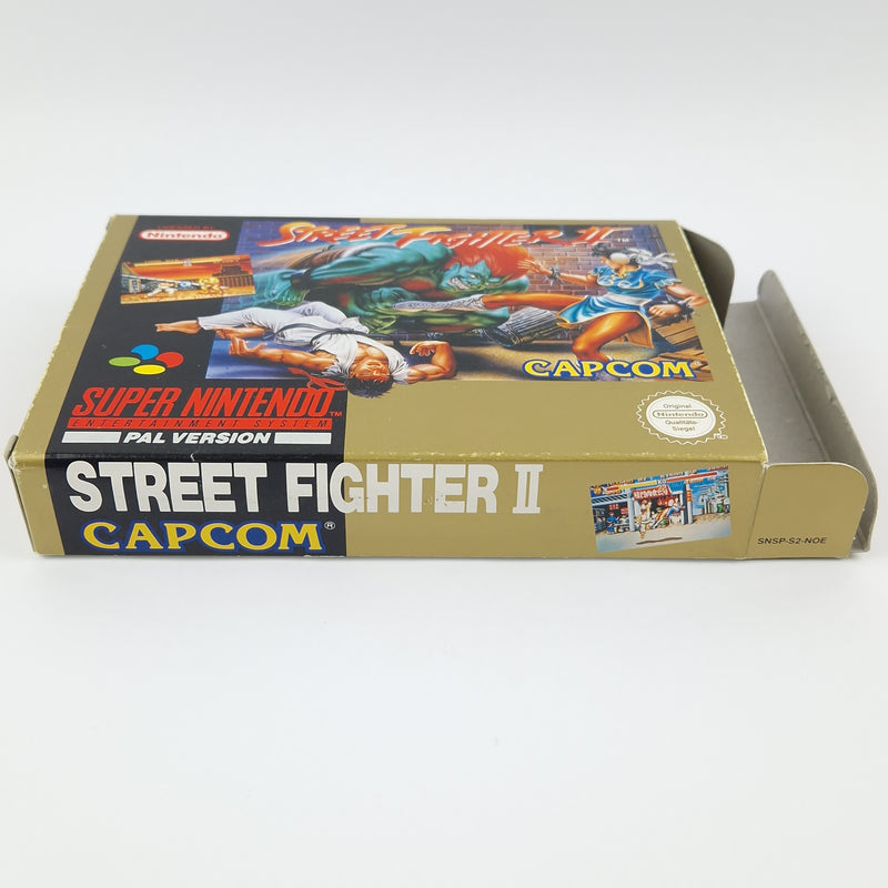Super Nintendo game: Street Fighter II - SNES module instructions OVP cib / PAL