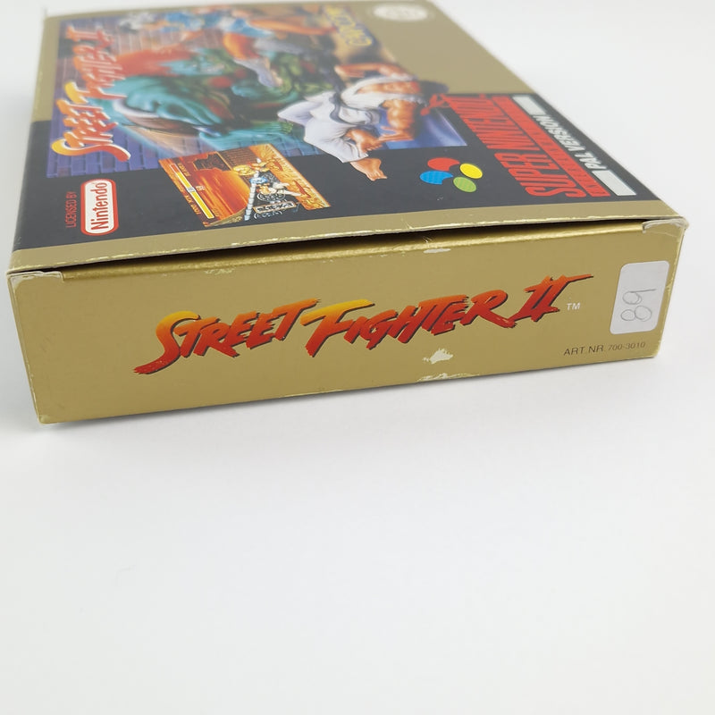 Super Nintendo game: Street Fighter II - SNES module instructions OVP cib / PAL