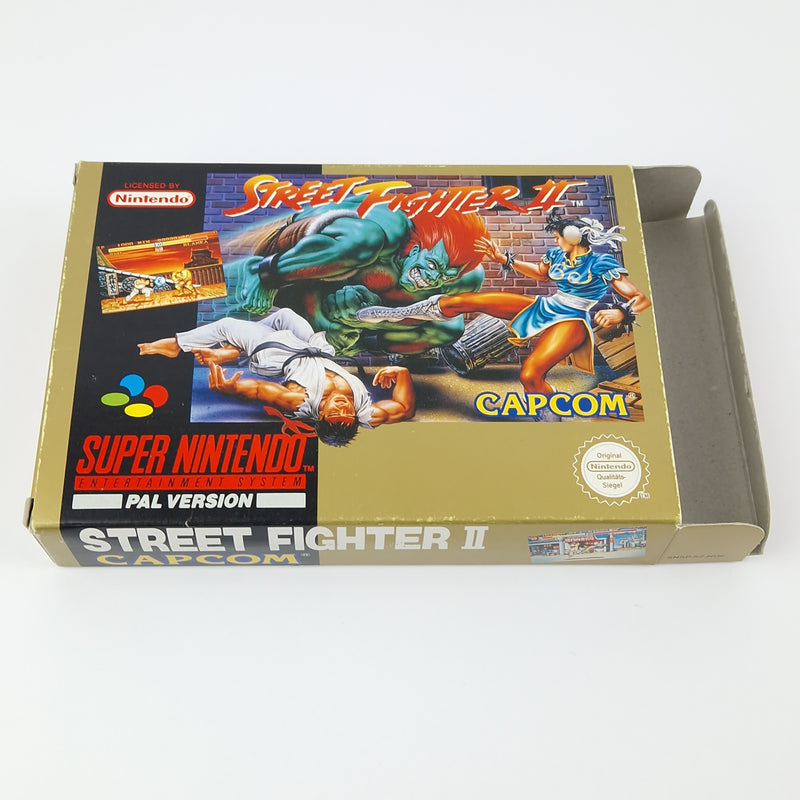 Super Nintendo game: Street Fighter II - SNES module instructions OVP cib / PAL