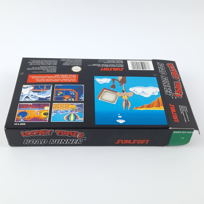 Super Nintendo Game: Looney Tunes Road Runner - SNES Module Instructions OVP cib