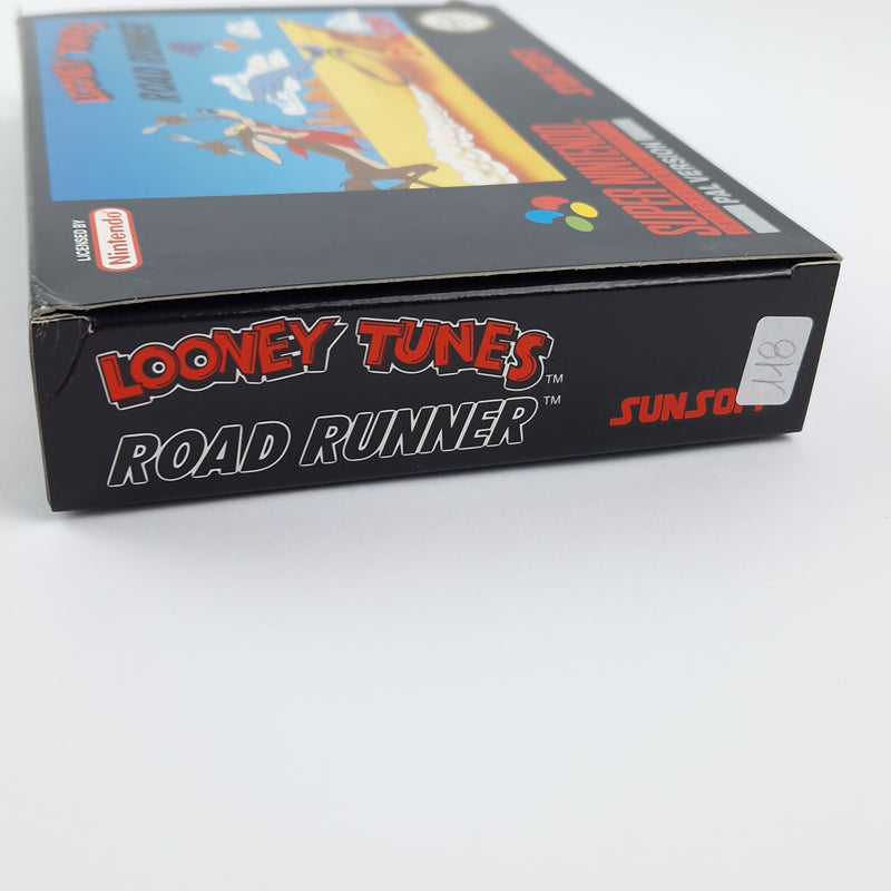 Super Nintendo Game: Looney Tunes Road Runner - SNES Module Instructions OVP cib