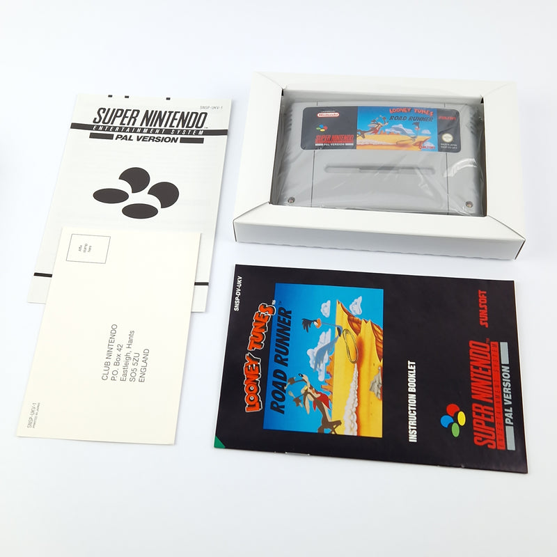 Super Nintendo Spiel : Looney Tunes Road Runner - SNES Modul Anleitung OVP cib