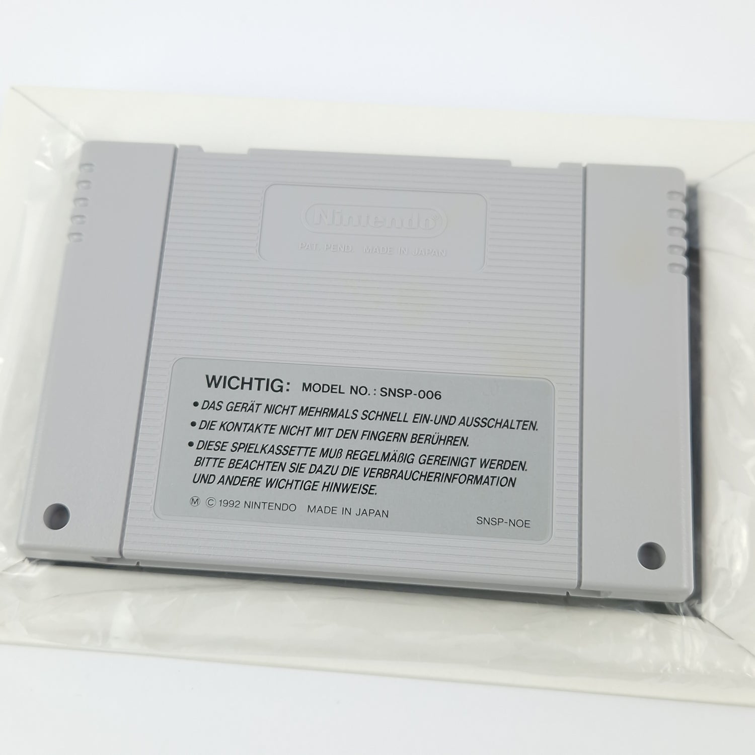 Super Nintendo Spiel : Fatal Fury - SNES Modul Anleitung OVP cib / PAL Version
