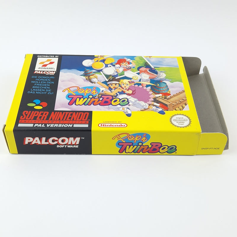 Super Nintendo Spiel : Pop´n TwinBee - SNES Modul Anleitung OVP cib / PAL NOE