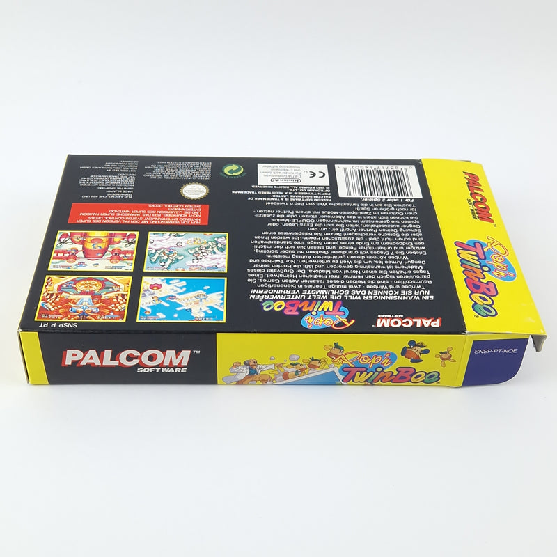 Super Nintendo Spiel : Pop´n TwinBee - SNES Modul Anleitung OVP cib / PAL NOE